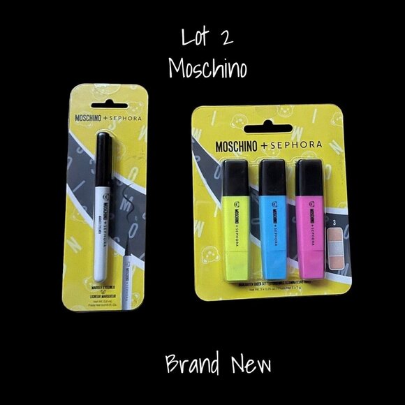 Moschino x Sephora Office Cheek Liquid Eyeliner Set - 2 New Makeup Products - Picture 1 of 3